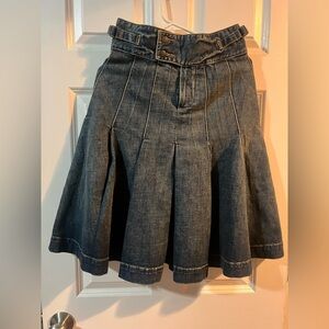 Ralph Lauren Blue A-Line Denim Skirt
